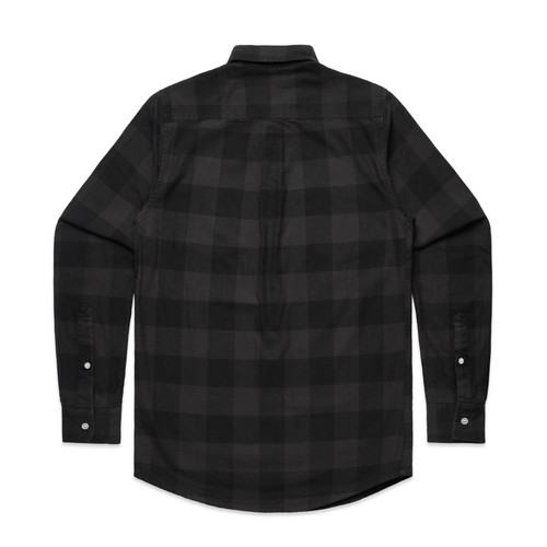 COAL/BLACK - BACK check-shirt-coal/black-back